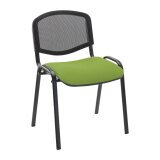 Meeting chair with back in mesh