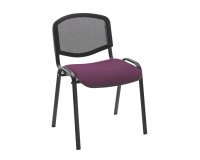 Vergaderstoel met rug in netstructuur