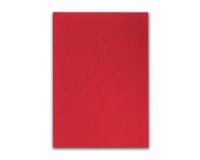 Paquet de 100 couvertures grain de cuir 270 g rouge