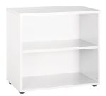 Bibliothèque basse hauteur bureau Eden blanche