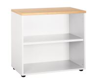 Lage bibliotheekkast lichte eik Eden