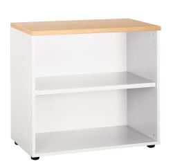 Low bookcase light oak Eden