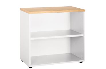 Low bookcase light oak Eden