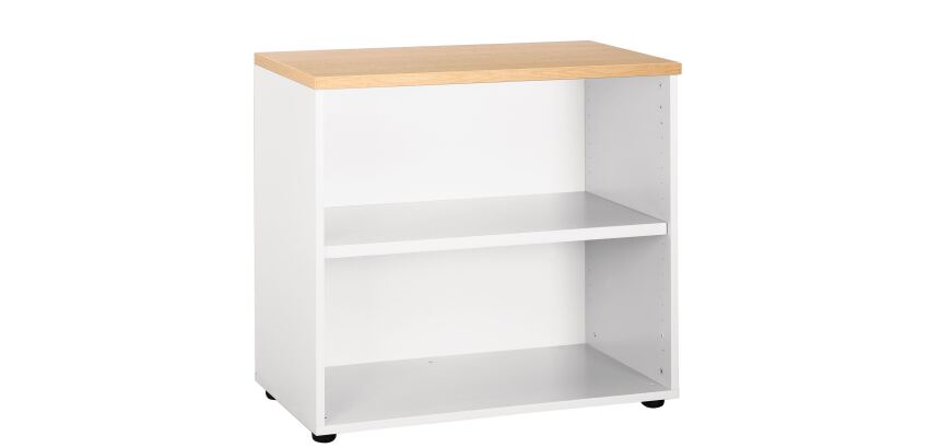 Bibliothèque basse finition chêne clair Exprim