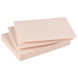 Pack of 100 leather grained cardboard covers, 270 g, ivory