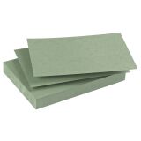 Pack of 100 leather grained cardboard covers, 270 g, green
