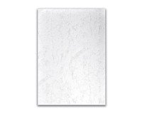 Paquet de 100 couvertures grain de cuir 270 g blanc