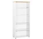 Bibliothèque haute Eden dessus Chêne clair