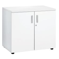 Armoire basse blanche Exprim