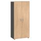 Armoire portes battantes Exprim H 180 cm, décor chêne