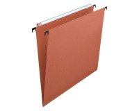 Suspension files for drawers 33 cm in kraft budget 210 g normal bottom orange