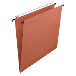 Suspension files for drawers 33 cm in kraft budget 210 g normal bottom orange