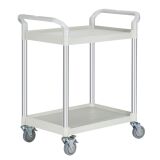 Servante 2 plateaux gris