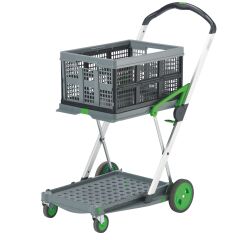 Chariot pliable 2 plateaux Clax