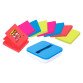Pack dispenser + 8 coloured Z-Notes Super Sticky Post-it
