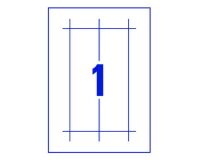 Table name tags Avery paper 60 x 210 mm - Pack of 20