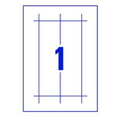 Naambordjes tafelmodel Avery papier 60 x 210 mm - Pak van 20