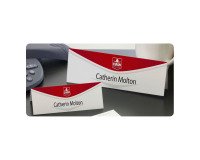 Paquet de 20 chevalets porte-nom Avery papier 60 x 210 mm