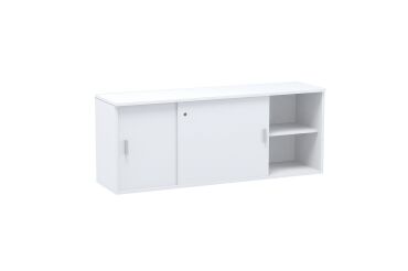 Bahut H 72 x L 160 cm blanc corps blanc Eden