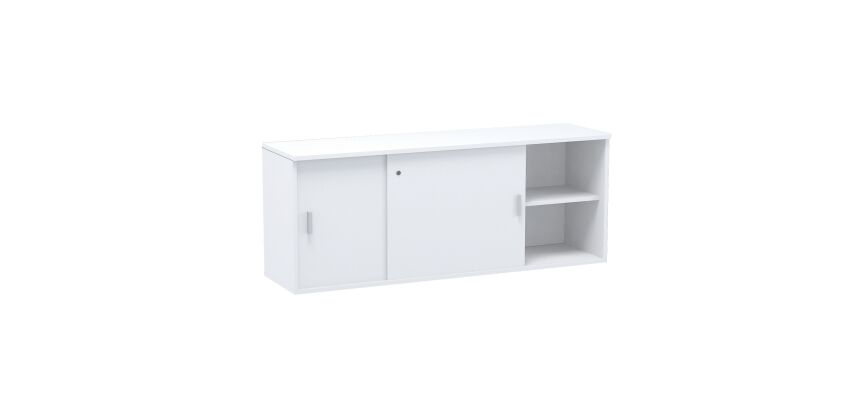 Kommode H 72,5 x B 160 cm weißer Korpus weiß Eden