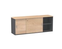 Sideboard H 72 x 160 cm light oak Eden