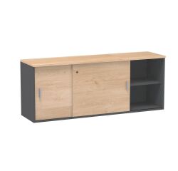 Sideboard H 72 x 160 cm light oak Eden
