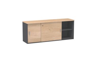 Buffetkast H 72 x 160 cm lichte eik Eden