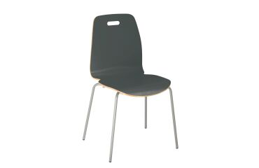 Silla coque madera 4 patas