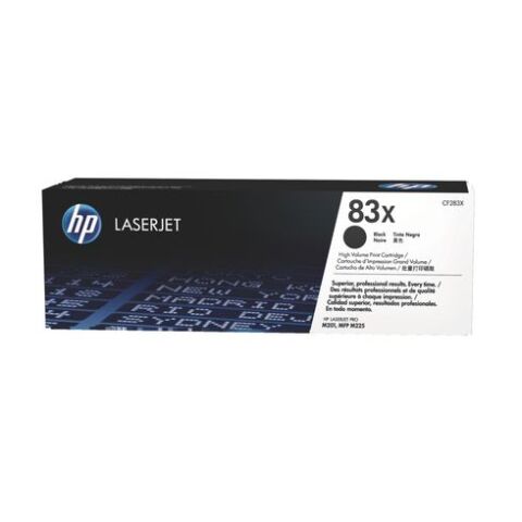 HP 83X (CF283X) Tóner original negro alta capacidad