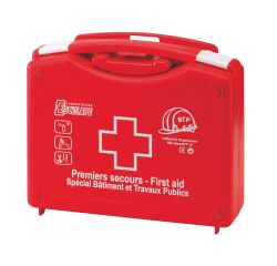 Coffret secours 10 personnes BTP Esculape