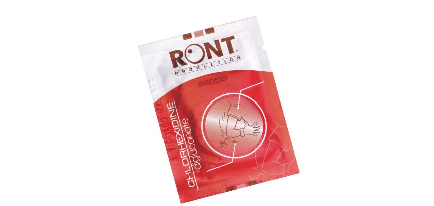 Lot de 12 compresses chlorhexidine