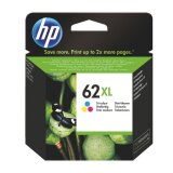 Cartridge HP 62XL hoge capaciteit kleuren voor inkjetprinter
