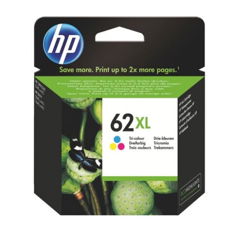 Tintenpatrone HP 62XL hohe Kapazität für Tintenstrahldrucker