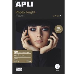 Papel Fotográfico para impresoras inkjet Everyday 200 g A4 Apli