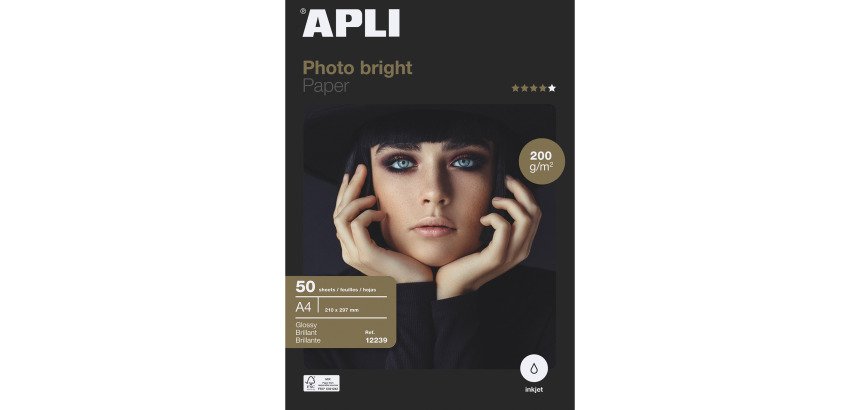 Papel Fotográfico para impresoras inkjet Everyday 200 g A4 Apli