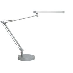 Lampe de bureau Led intégrée Mambo - Unilux - 7 W - Bras articulé 32 x 32 cm