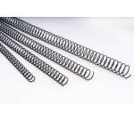 Espirales metálicas simples paso 5:1 40 mm Ø color negro Caja de 25