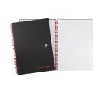 Cahier spirale Oxford Professionnel Black'n A5 14,8 X 21 cm - blanc ligné - 140 pages