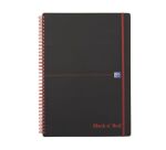Cahier spirale Oxford Professionnel Black'n A5 14,8 X 21 cm - blanc ligné - 140 pages