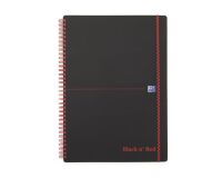 Cahier spirale Oxford Professionnel Black'n A5 14,8 X 21 cm - blanc ligné - 140 pages