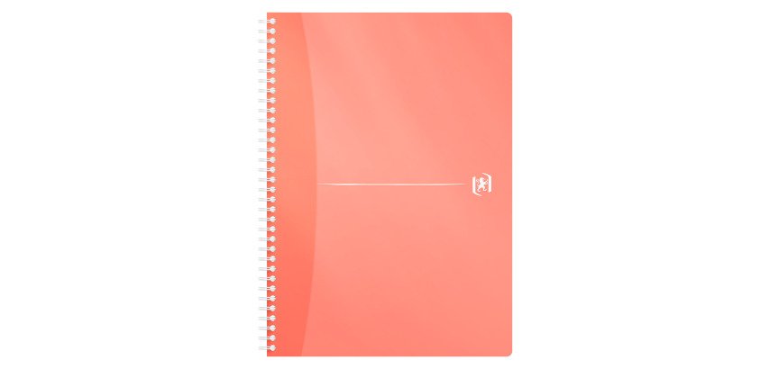 Spiral notebook Oxford My Colour A4 21 x 29,7 cm - chequered 5 x 5 - 100 pages