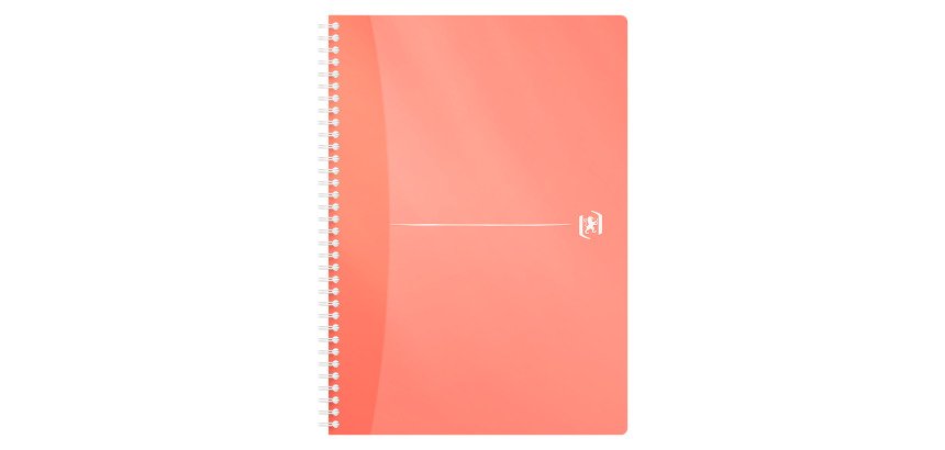 Cahier spirale Oxford My Colour A4 21 X 29,7 cm - petits carreaux - 100 pages