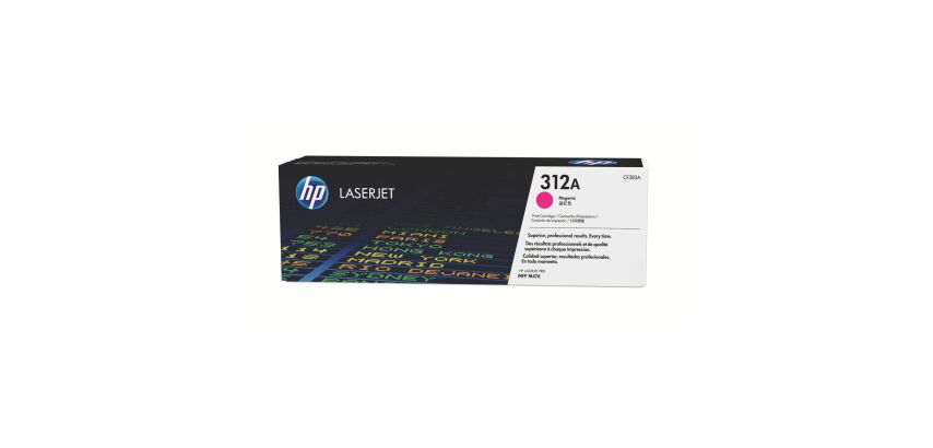 HP 312A - CF38xA toners couleurs séparées pour imprimante laser