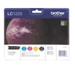 Brother LC1220 Pack cartouche de 4 couleurs pour imprimante jet d'encre