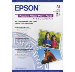 Papel fotográfico satinado brillante Epson A3 255 g - 20 hojas