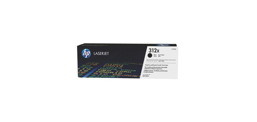 Toner HP 312X noir pour imprimante laser