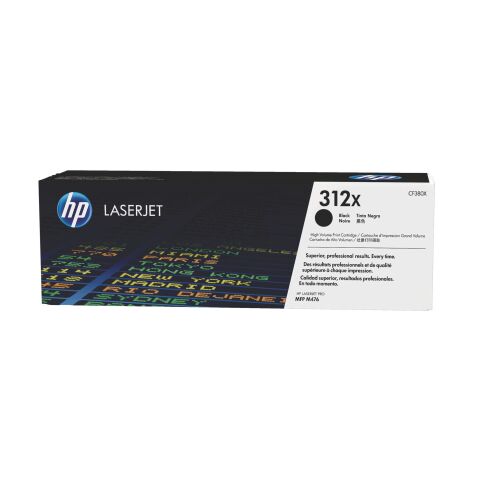 HP 312X (CF380X) tóner original negro alta capacidad