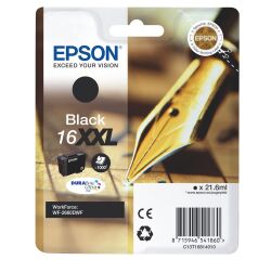 Cartridge Epson 16XXL zeer hoge capaciteit zwart voor inkjetprinter