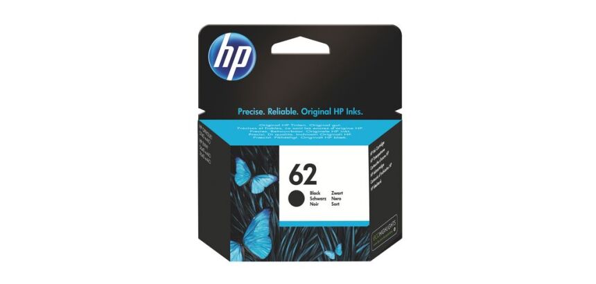 Cartouche HP 62 noire pour imprimante jet d'encre