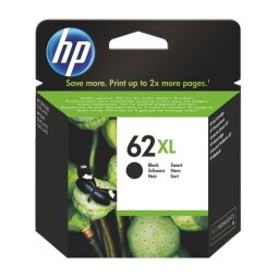 Cartridge HP 62XL hoge capaciteit zwart voor inkjetprinter